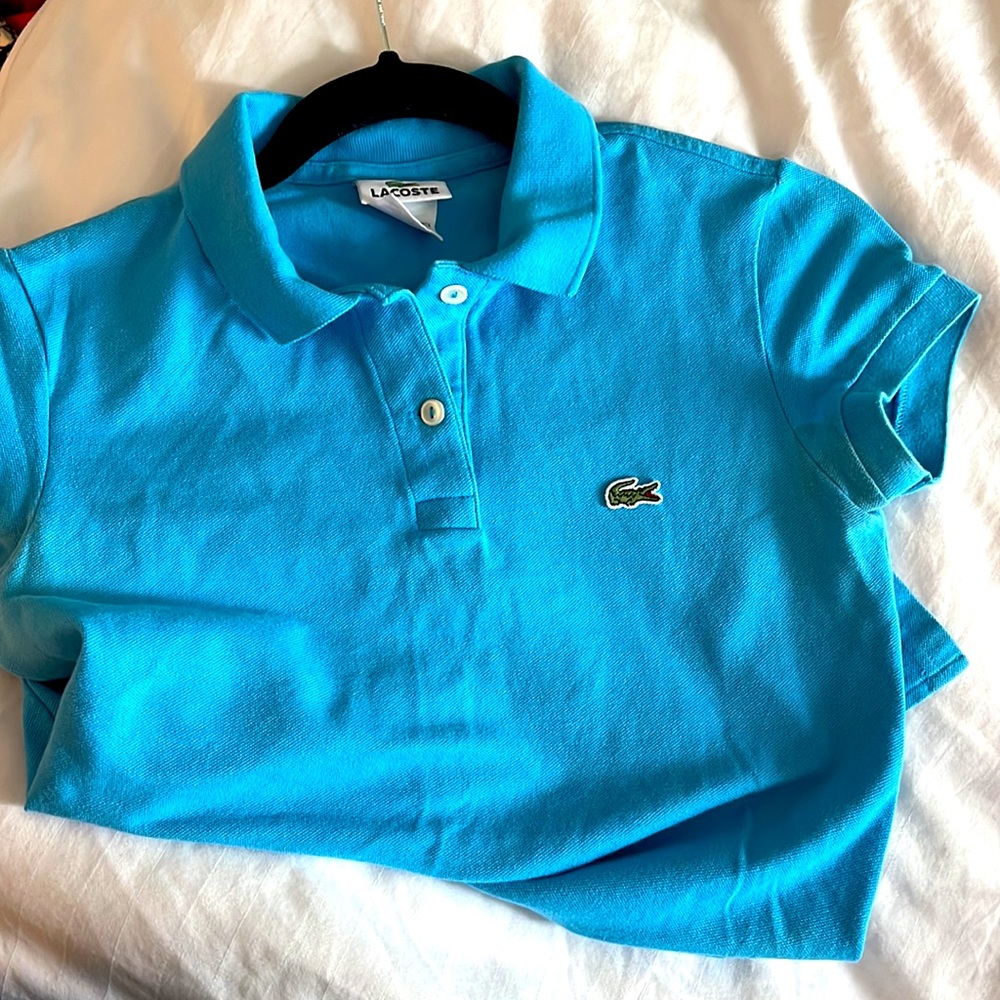 Lacoste blue polo